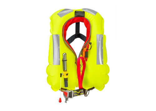 Automatvest PILOT 165 rød 165N polyester - Plastimo bakside