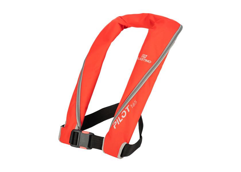 Detalj av Automatvest PILOT 165 rød 165N polyester - Plastimo