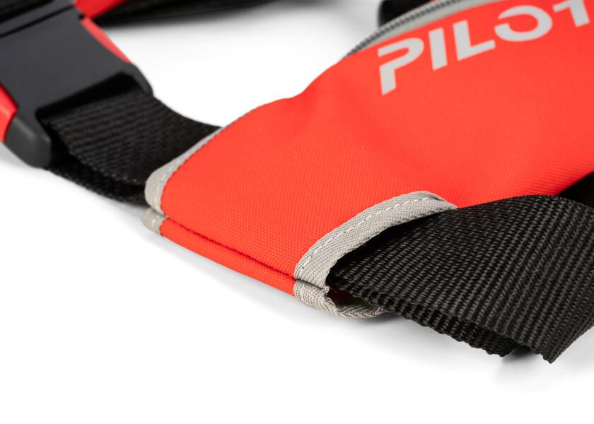 Automatvest PILOT 165 rød 165N polyester - Plastimo pakket og klar for bruk