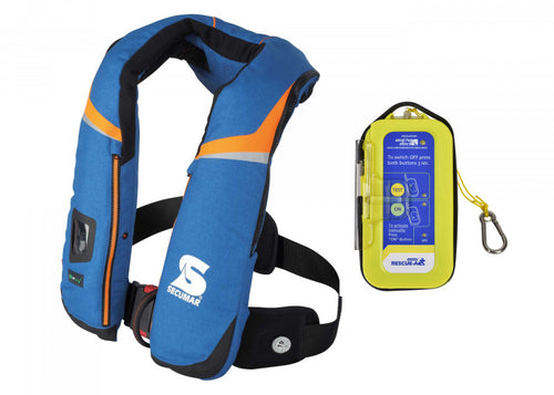Automatvest Scout 3D 275N inkl. Easy Rescue AIS nødpeilesender forfra