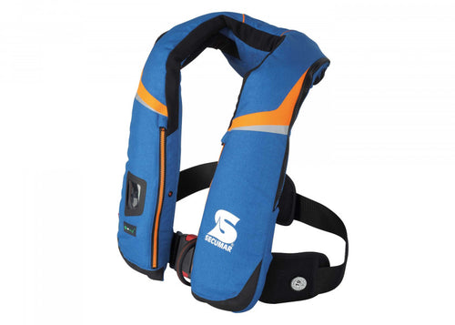 Automatvest SCOUT 3D 290N m/sele og spraycap - SECUMAR forfra