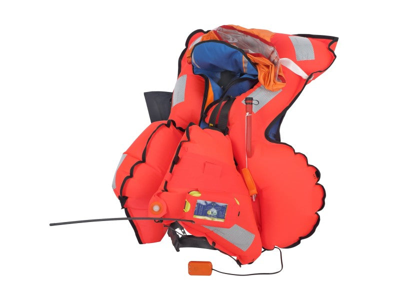Nærbilde av spraycap på Automatvest SCOUT 3D 290N m/sele og spraycap - SECUMAR