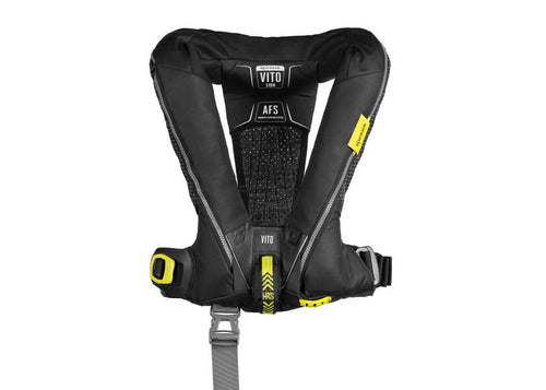 Automatvest VITO AFS 170N svart med Advanced Flotation System for seiling