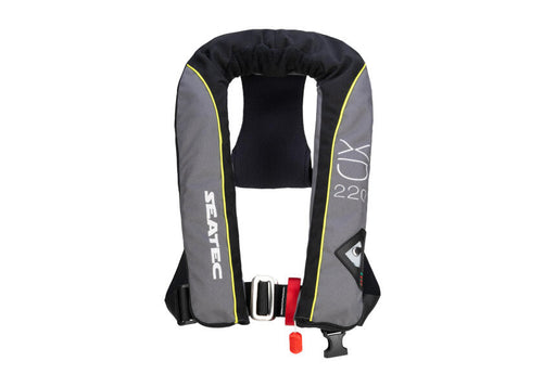 Automatvest XD 220 antrasitt 220N polyester forfra