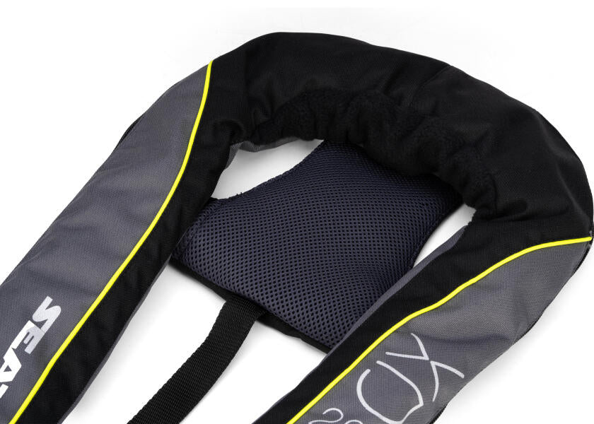 Automatvest XD300 300N antrasitt med sele polyester med integrert sele