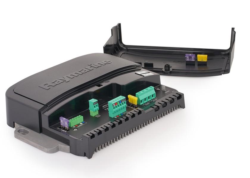 Bakside av Autopilotkontroller ACU400 for hydraulisk og lineær drift type 2+3
