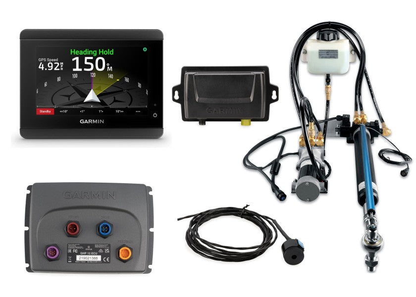 Autopilotsystem Reactor 40 m/GHC50 og lineæraktuator type 3 12/24V 35 t Garmin forside