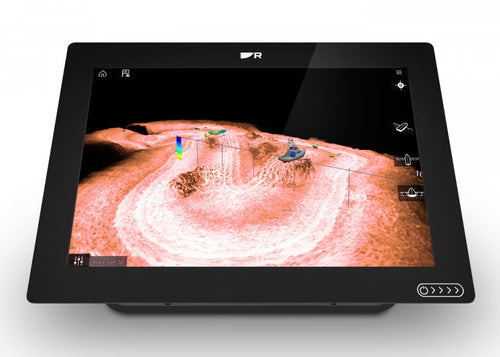 AXIOM+ 12 kartplotter med RealVision 3D forfra