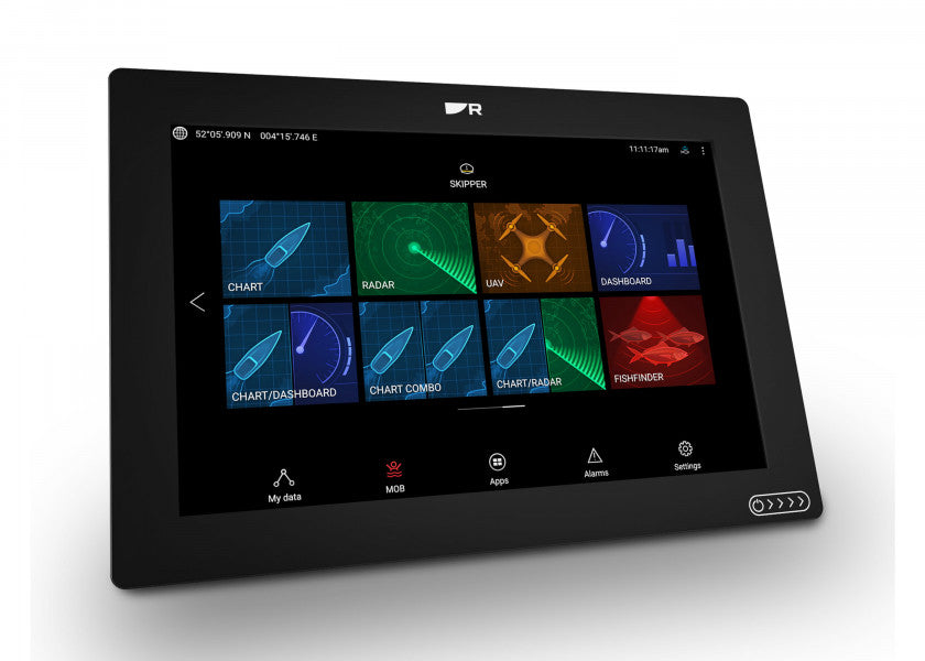 AXIOM+ 12 kartplotter med RealVision 3D visning