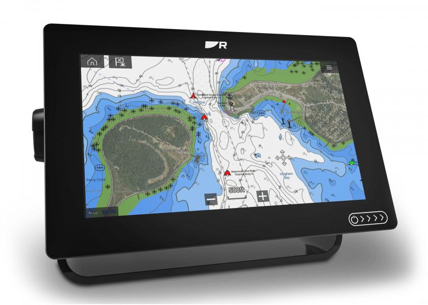 AXIOM+ 9 kartplotter 9" touchskjerm NMEA 2000 detalj