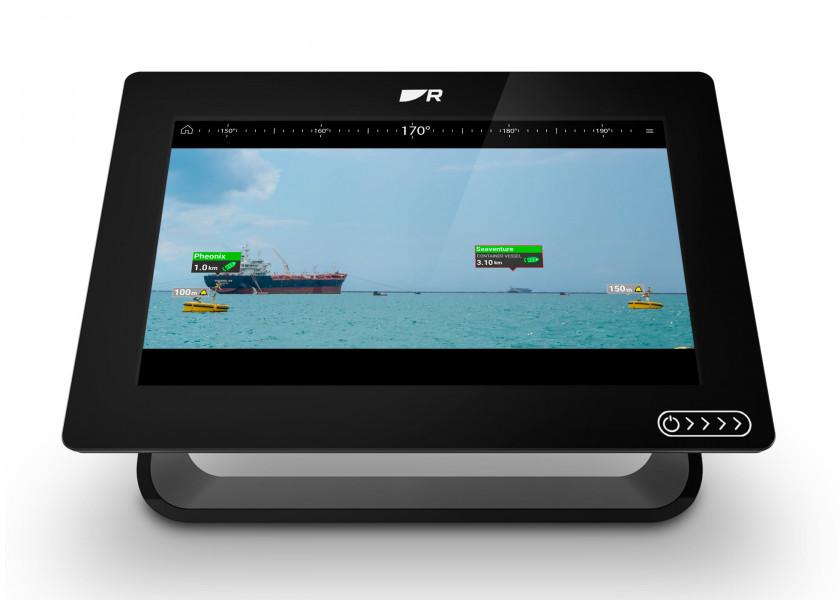 AXIOM+ 9 kartplotter 9" touchskjerm NMEA 2000 montert på båt