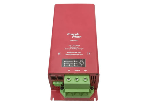 B2B-lader BB12200 bidireksjonell 12V 177A fra STERLING front