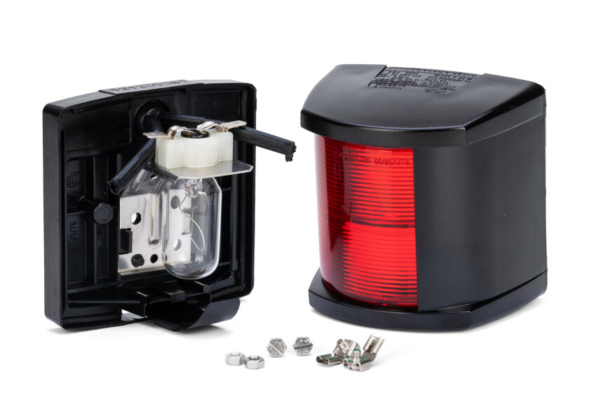 Babordlanterne serie 2984 halogen 12V BSH sort installasjonseksempel
