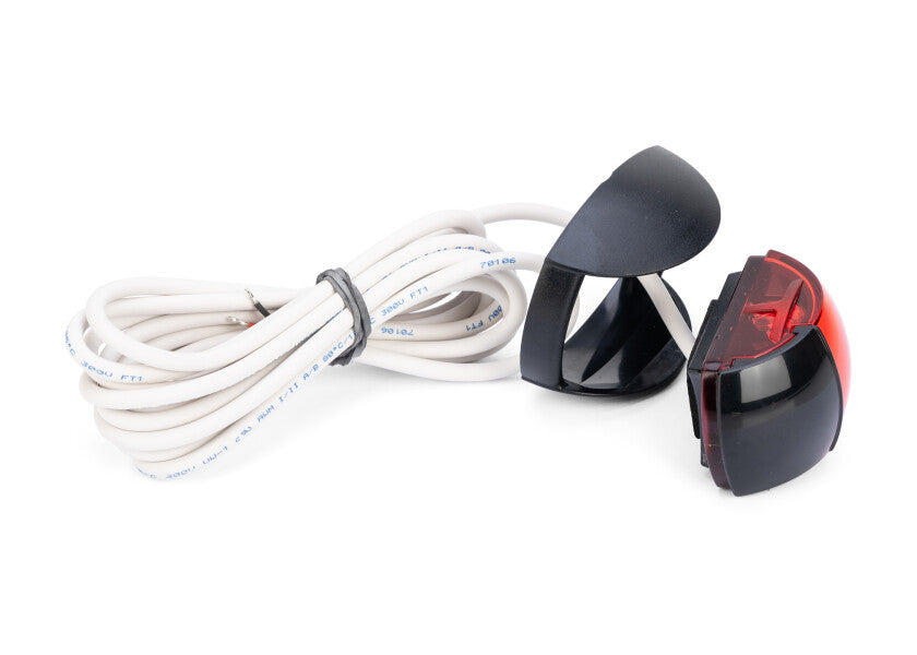 Babordlanterne NaviLED Compact LED svart 12/24V med LED-lys
