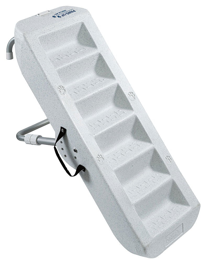 Badetrapp for hunder 106 x 41 cm sklisikker forfra