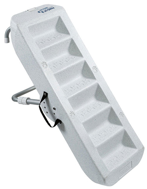 Badetrapp for hunder 106 x 41 cm sklisikker forfra