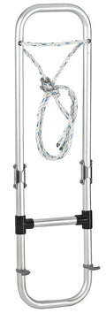 Badetrapp for gummibåt aluminium 2 trinn Compass forfra