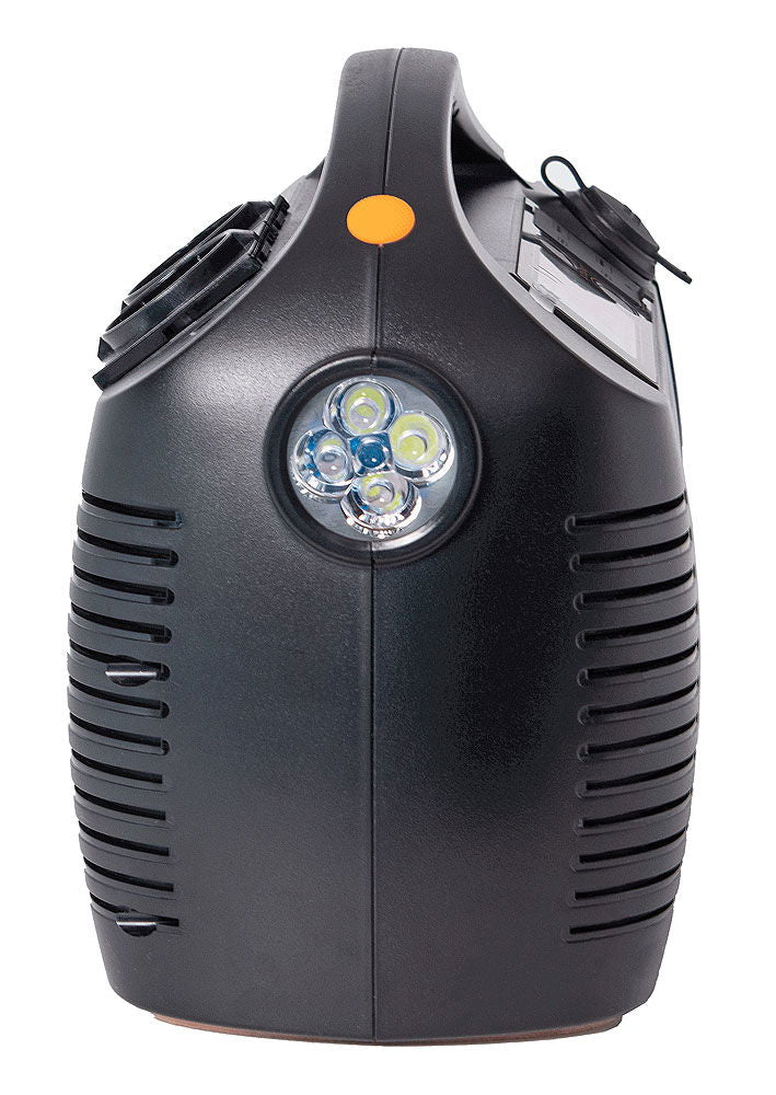 Bærbar powerstation 600 W 578 Wh litium-ion bakside