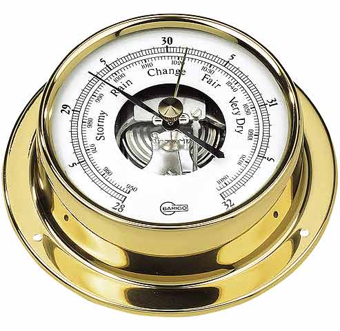Barometer messing Ø 11 cm 140 g Barigo forfra