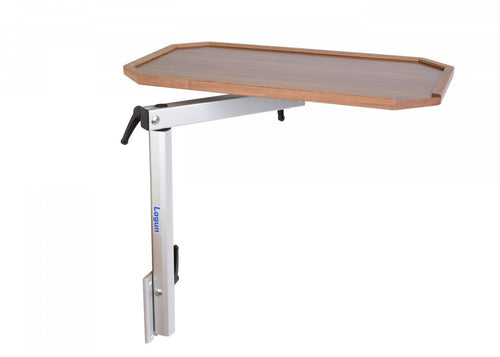 Båtbord RIMINI med understell teak hev/senk dreibart forfra