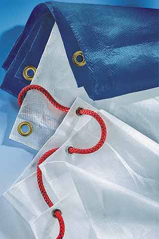 Båtpresenning vinter 250 g/m² polyetylen 4 x 6 m - Compass forfra