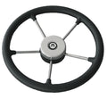 Båtratt 5-eiket elastomer 325 mm med nav for båt