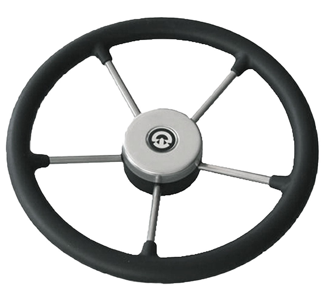 Båtratt 5-eiket elastomer 325 mm med nav for båt