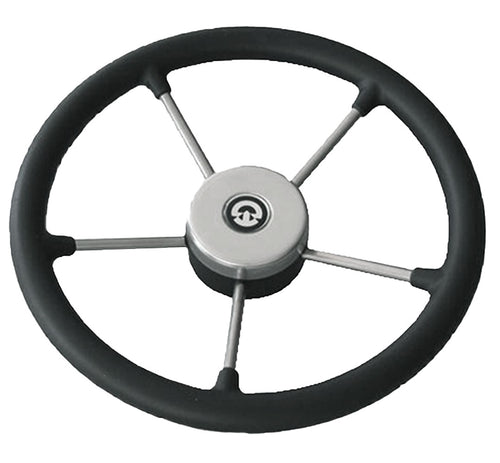 Båtratt 5-eiket elastomer 325 mm med nav for båt