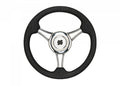 Båtratt V21 svart for Compact-T-styring Ultraflex forfra