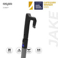 Båtshake Jake sett teleskopisk aluminium 107-193 cm forfra