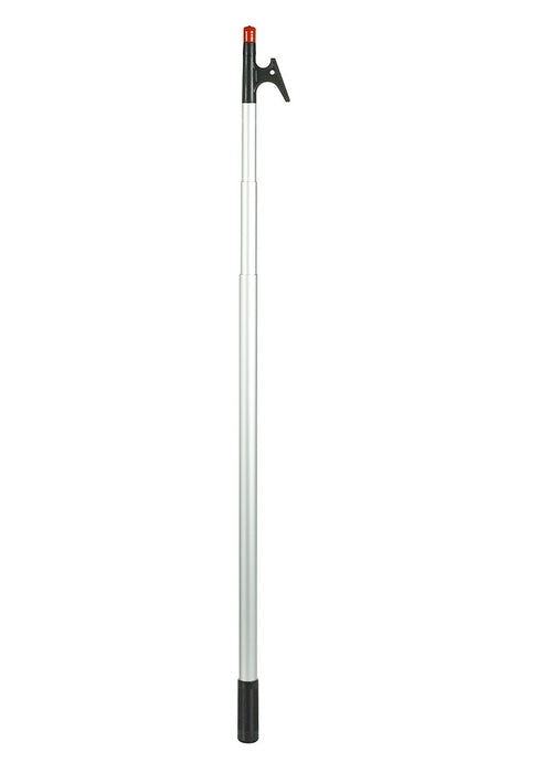 Båtshaker teleskopisk aluminium 1,0-2,4 m gummihåndtak - Davis for bruk på båt