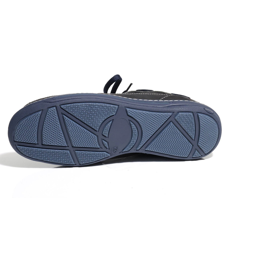 Båtsko herre lær 3-farget design - Windwater sideprofil