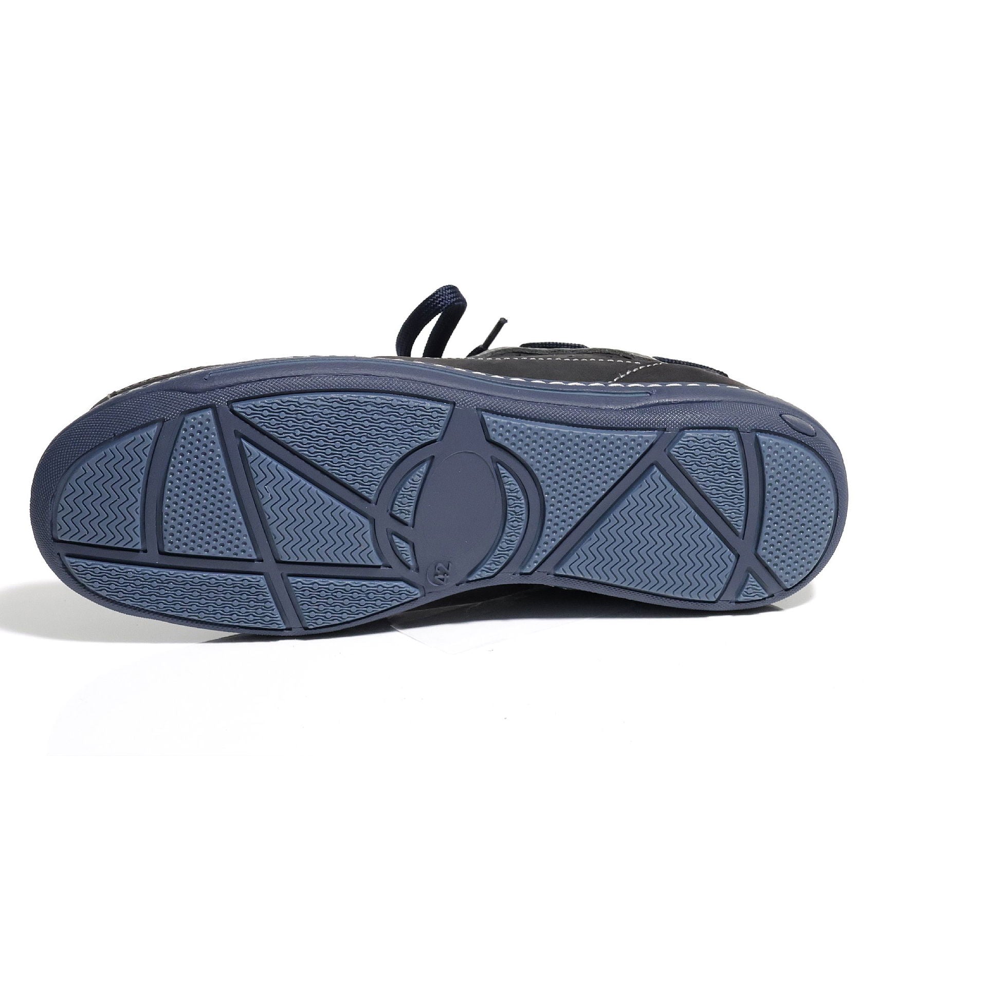 Båtsko herre lær 3-farget design - Windwater sideprofil