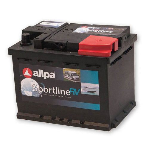 Batteri 12V AGM 60Ah dual-purpose 242 x 175 mm forfra