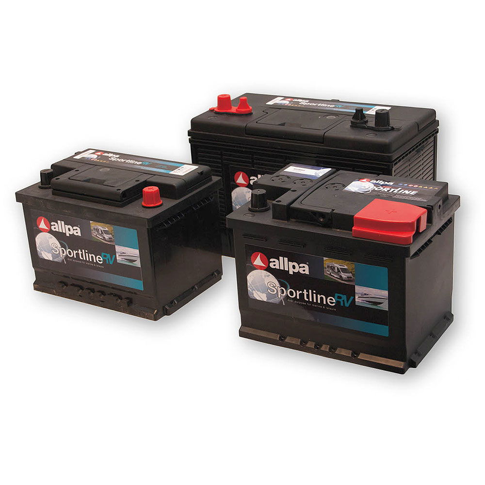 Batteri 12V AGM deep cycle 125Ah 325 x 172 x 222 mm fra Allpa