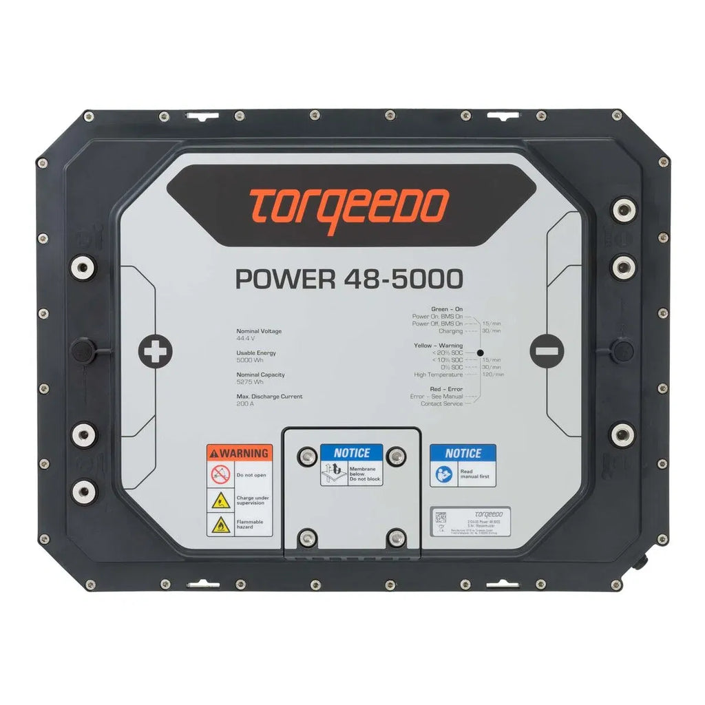 Batteri 48-5000 lithium 5000 Wh 44,4V 36,5 kg montert