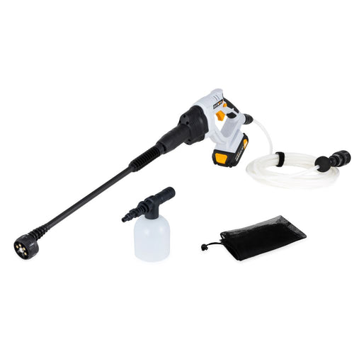Batteridrevet høytrykksspyler 18V 22 bar - Batavia bakside