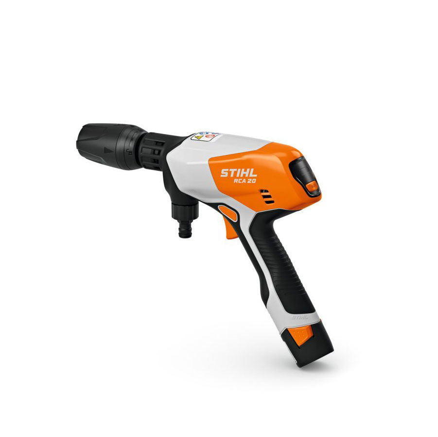 Detalj av dyse på Batteridrevet høytrykksspyler RCA 20 sett med 2 batterier - Stihl
