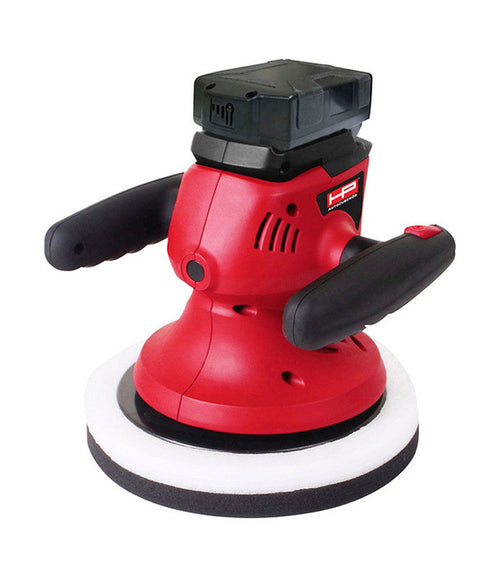 Batteridrevet poleringsmaskin 18V Li-Ion 24 cm poleringsskive forfra
