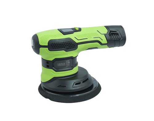 Batteridrevet polermaskin 12V 2.0Ah 150 mm 2000-4500 rpm bakside