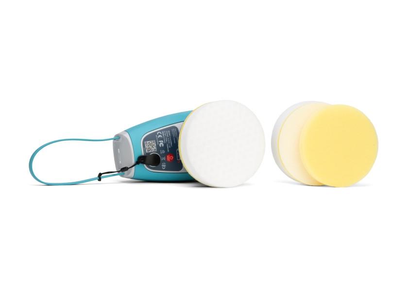 Batteridrevet rengjøringsmaskin E-Scrubber+ sett bakside