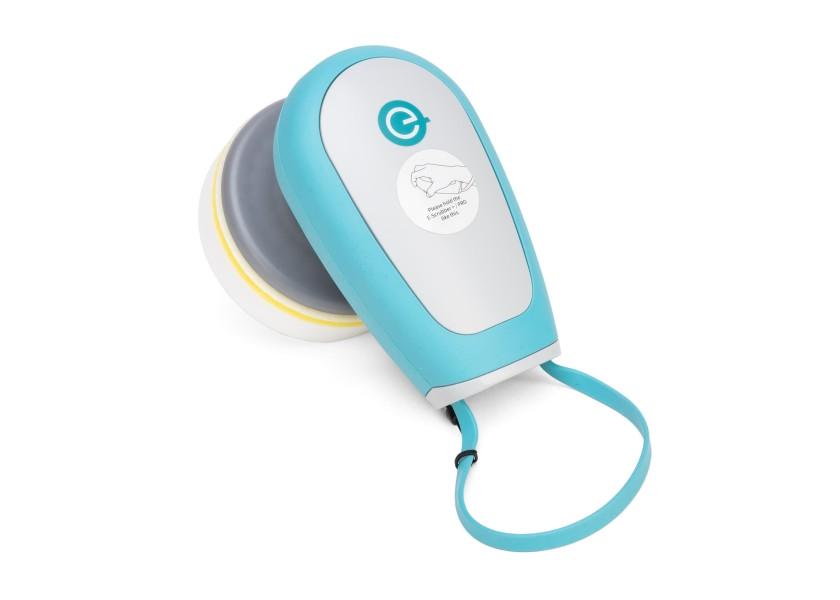 Montert Batteridrevet rengjøringsmaskin E-Scrubber+ sett AQUA i bruk