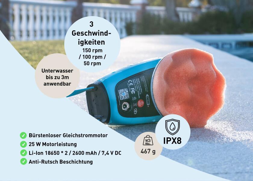 Batteridrevet rengjøringsmaskin E-Scrubber+ sett AQUA ladestasjon
