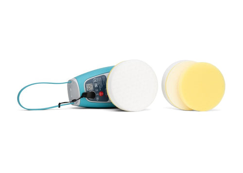 Batteridrevet rengjøringsmaskin E-Scrubber+ sett bakside