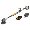 Batteridrevet skurebørste 18V Twin Brush IPX7 180 mm forfra