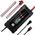 Batterilader 20A 12V/24V intelligent med autospenning forfra