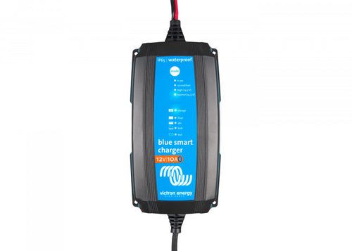 Batterilader BlueSmart IP65 12V 10A med Bluetooth - Victron bakside
