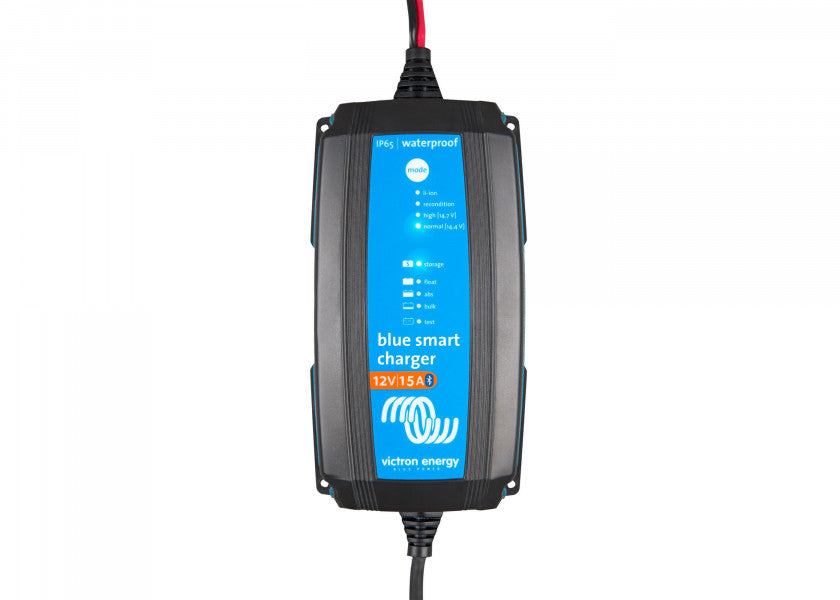 Batterilader BlueSmart IP65 12V 15A med Bluetooth bakside