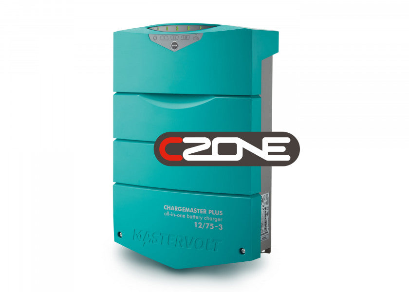 Batterilader ChargeMaster PLUS CZone 12V 75A 3 utganger forfra