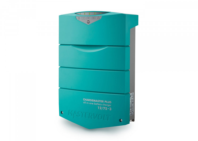 Batterilader ChargeMaster PLUS CZone 12V 75A 3 utganger kontrollpanel